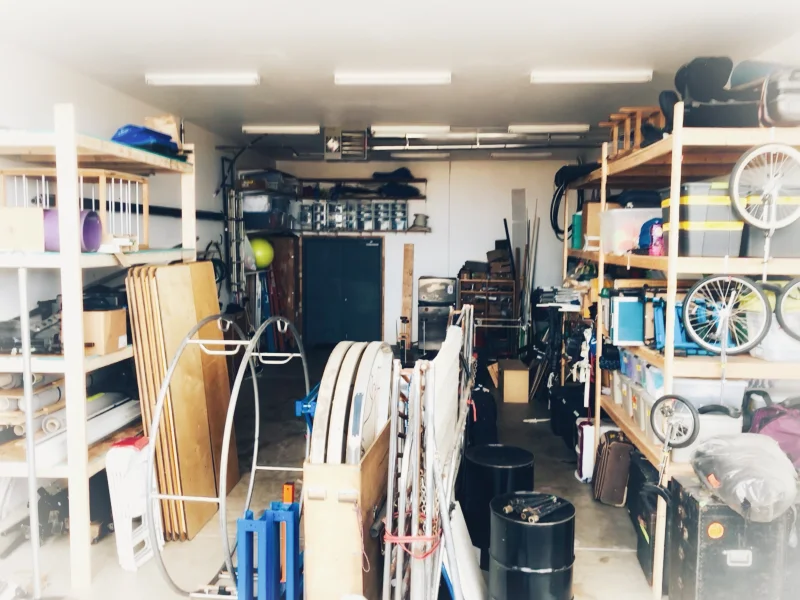 The Garage storage area